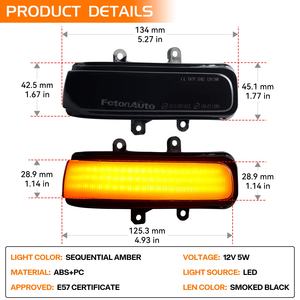 Новая двухлетняя гарантия, зеркальная сигнальная лампа для Toyota для 4runner Tacoma Estima-динамическая индикаторная лампа бокового крыла - Product Image 3