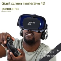 Nouvelles lunettes de réalité virtuelle 3D VR PRO du fabricant Casque de jeu monté sur la tête préféré pour l'utilisation du téléphone portable