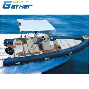 Gather Yacht 20ft <strong>6M</strong> Pvc Materials Rib 600A <strong>Inflatable</strong> <strong>Boat</strong> for Sale - Product Image 4