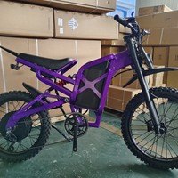 Moto électrique tout-terrain à deux roues pour adultes, haute puissance 48V 2000W, haute vitesse, tout-terrain, buggy de plage, scooter, cadre en acier allié