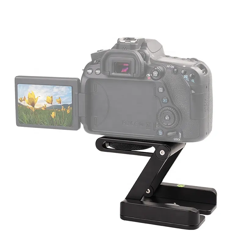 Z Bracket Mount Stand with Quick Shoe QR Plate for Canon Nikon Sony Camcorder Tripod Slide Guide