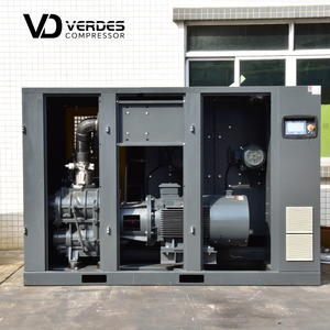 VERDES Ahorro de energía 22 37 110 132 160 KW 200HP Compresor de aire de tornillo de doble etapa 55kw Compresor de aire industrial de dos etapas 45kw - Product Image 4