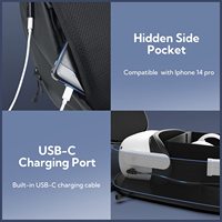Fabricant Étui de voyage rigide personnalisé en EVA pour casque de jeu VR et manettes Accessoires Sac de rangement avec bandoulière