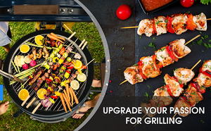 16 pollici Kamado Barbecue Grill da campeggio all'aperto bistecca Barbecue del produttore di Barbecue per grigliate a carbone - Product Image 6