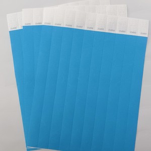 Giấy dùng một lần chống rách thời trang quảng cáo biểu tượng tùy chỉnh mã QR dây đeo cổ tay với bản đồ du lịch và nhận dạng - Product Image 6