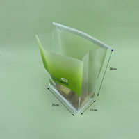 Vente directe usine – Sac d'emballage pour pain de mie 21*11*28cm avec fenêtre transparente et fermeture à lien métallique, pochettes alimentaires personnalisables pour boulangerie