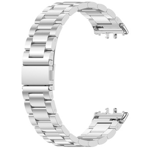 <span class=keywords><strong>Bracelet</strong></span> de montre intelligent en acier inoxydable Lionorm pour <span class=keywords><strong>Samsung</strong></span> <span class=keywords><strong>Galaxy</strong></span> <span class=keywords><strong>Fit</strong></span> 3 Sm-R390 Correa <span class=keywords><strong>Bracelet</strong></span> en métal à trois maillons - Product Image 2