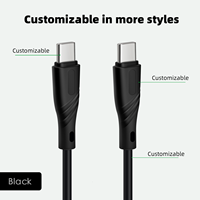 Chargeur rapide universel WISTAR 60W 3A PD double Type-C vers Type-C, câble USB Type-C, câble de charge rapide pour téléphone