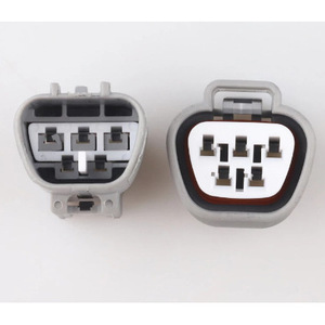 Conector Impermeable para Motor EV0 de 5 Pines, Gris, PBT, IP20, Terminación Macho y Hembra 6189 0504 6188 0327 - Product Image 4