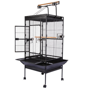 Chinese Manufacturer's Double Floor Handmade Metal <strong>Parrot</strong> Bird Breeding <strong>Cage</strong> Solid Aviary Outdoor Flight Pet <strong>Cages</strong> Box Sale - Product Image 2