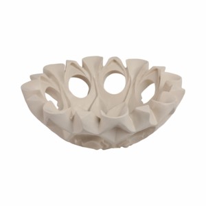 Ciotola Decorativa Intagliata per Centrotavola, Ciotola Unica per Tavolo, Portaoggetti per Chiavi o Caramelle - Product Image 2