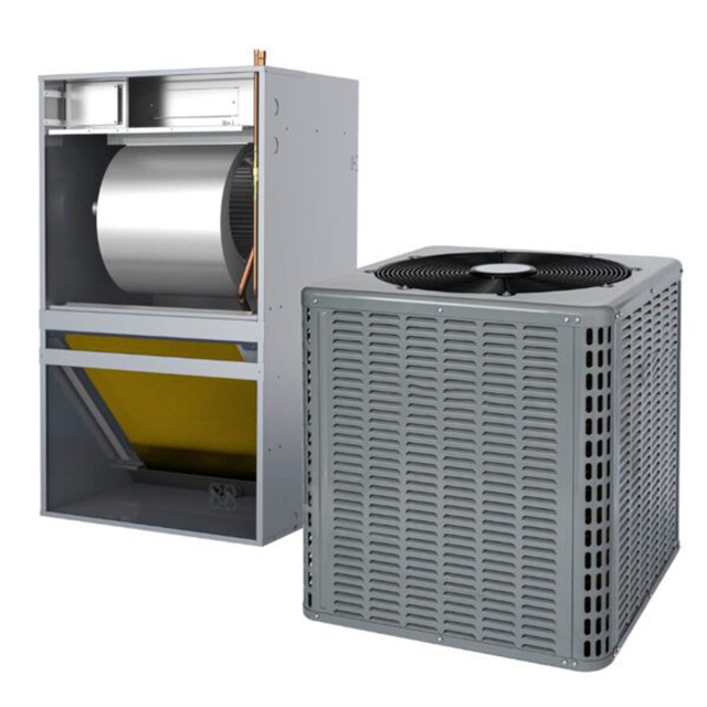 2 Ton HVAC Zone System Duct Split Air Conditioner Heat Pump HVAC System 18SEER Air Handler AHU R454b Refrigerant