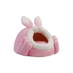 Şeker planör Hamster yatak peluş tavşan kafesi kış sıcak Mini gine domuz yatak