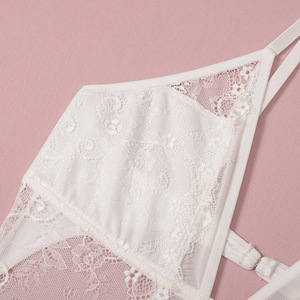 ZZYUP Wholesale <strong>Lingerie</strong> <strong>Bodysuits</strong> Women Deep V-Neck Valentines Day <strong>Lingerie</strong> <strong>White</strong> Backless Women Sexy <strong>Lingerie</strong> - Product Image 6