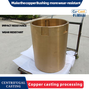 Manguito de cobre personalizado para rodamientos deslizantes de brida con buena resistencia al desgaste - Product Image 4