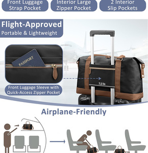 Bolsa de <span class=keywords><strong>Viaje</strong></span> Impermeable de Gran Capacidad, Ultraligera, de Nailon y Poliéster, para Hombre y <span class=keywords><strong>Mujer</strong></span>, con Logotipo Personalizable - Product Image 4