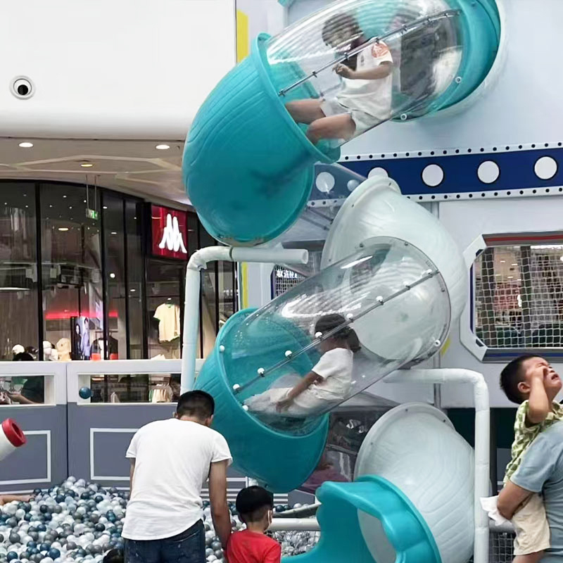 Коммерческое оборудование Softplay парк развлечений Крытый игровой площадки горки