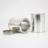 Prix d'usine – Contenants ronds en fer blanc vides pour peinture, 200 ml, 0,4 L, 0,5 L, pour emballage de produits chimiques et de revêtements