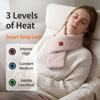 Écharpe chauffante électrique avec triple protection de sécurité, prise USB, écharpe chaude pour le cou pour hommes et femmes, pour les trajets quotidiens en hiver, le ski, le camping