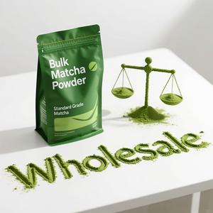 Superalimento a Precio de Mayoreo, Polvo de Matcha Orgánico Puro de Grado Ceremonial, 100% Puro, Certificado BRC, Grado A-6A, Bolsa y Vaso de 100g - Product Image 4