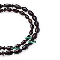 Manik-Manik Oval Buatan Tangan Winon 6*10mm 33/99 Butir Tasbih Muslim Misbaha