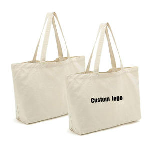 Sac shopping en toile de coton bio personnalisable avec logo, fabriqué en matériau PP écologique - Product Image 1
