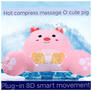 Cojín de masaje Lumbar de calor infrarrojo lejano de espuma viscoelástica cómoda en forma de Animal 3D para almohada - Product Image 6