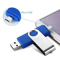 Mini Usb logam baru Flashdisk Otg Flash Drive 8gb 16gb Flash Disk Otg Flashdisk 64 GB