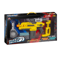 Pistola de juguete DIY popular al por mayor para niños disparador automático de espuma motorizado con 40 dardos de bala suave compatibles con NERF regalo de Navidad