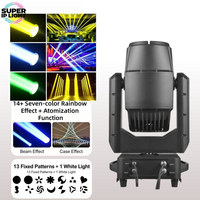 Luz Móvil de Haz de 380W con Clasificación IP65 a Prueba de Agua 0~2 °   Luz de haz para escenario exterior DMX512 con ángulo de haz ajustable