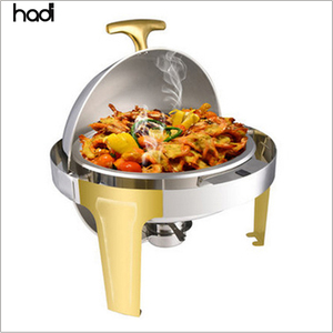Plato de eje de acero inoxidable redondo comercial de 6 litros para <span class=keywords><strong>restaurante</strong></span> Buffet Roll Top calentador de alimentos a la <span class=keywords><strong>venta</strong></span> - Product Image 5