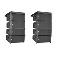 Système Line Array All-Weather Neodymium Woofer 3 voies Dual 10 inch Amplifier Speaker