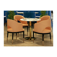 Ensemble de salle à manger commercial de haute qualité, meubles en métal, chaises de table de restaurant, meubles de café (SP-CS128)