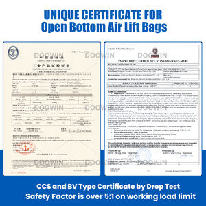 Sac de levage pneumatique de type parachute à fond ouvert en PVC pour la plongée <span class=keywords><strong>sous</strong></span>-marine, flotteur de flottabilité <span class=keywords><strong>sous</strong></span>-marine - Product Image 3