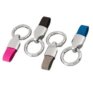 سلسلة مفاتيح للسيارة من الجلد المعدني مخصصة للبيع بالجملة حسب الطلب - Product Image 1