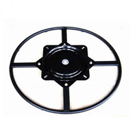 Plaque pivotante à 360 degrés en fer forgé, grande capacité, design moderne, pour chaises de salle à manger/cuisine, meubles de chambre et de salon