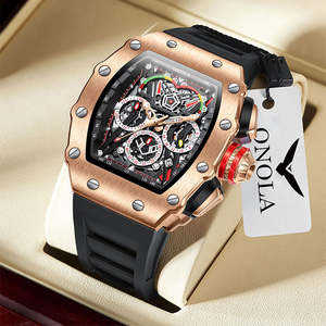 ONOLA 6827 Fashion Sports Quartz Men's Watch Waterproof Luminous Calendar Chronograph Watches for Men Relogio Masculino - Product Image 3