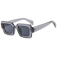 UV400 Y2K Lunettes de soleil à monture carrée Glazzy Style Designer Lentille acrylique Matériel PC Mode pour femmes Accessoire de décoration solaire