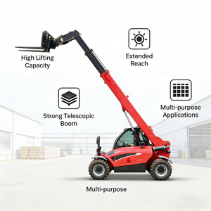 WSC625 Kompakter Teleskoplader Kubota Diesel 4WD Radlader Kraftstoffsparend für Bau und Landwirtschaft - Product Image 3