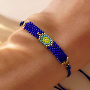 2026กำไลลูกปัดหลากสีและปรับได้งานแฮนด์เมดสำหรับผู้หญิงกำไลลูกปัดมิยูกิลายตา - Product Image 6