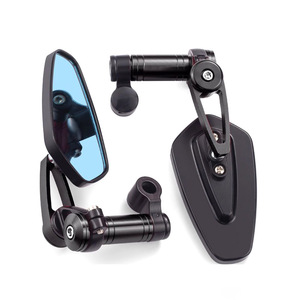 Rétroviseur pliable universel pour <span class=keywords><strong>moto</strong></span> de motocross, rétroviseur en aluminium, pièces de rechange pour <span class=keywords><strong>moto</strong></span>, accessoires pour Honda <span class=keywords><strong>Yamaha</strong></span> - Product Image 4