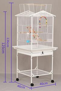 Yüksek kaliteli papağan kafes çıkarılabilir kuş kafesi katlanabilir büyük kuş kafesleri taşınabilir kuş üreme kafesi Jaulas Para Pajaros - Product Image 6