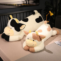 Vendu chaud, jouet en peluche en coton PP de dessin animé, vache, animal en peluche, compagnon pour enfants, poupée en peluche, oreiller