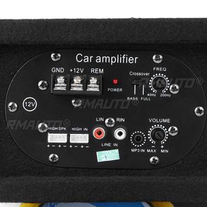 8Inch 480W Car Audio Subwoofer Car Audio Slim Under Seat Active Subwoofer Bass <b>Amplifier</b> <b>Speaker</b> Car <b>Amplifier</b> Subwoofers Woofer - Product Image 5