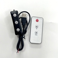 Interrupteur de gradation LED monochrome personnalisé 5V 12V avec télécommande RF Source de gradation à trois boutons interrupteur manuel d'usine