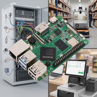 Carte de développement d'affichage intelligent haute performance Rockchip RK3568 SBC Single Board Computer PORTPI 3A V20