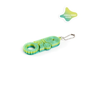 Llavero Antiestrés con Diseño de Dragón Impreso en 3D, 3 en 1, Spinner y Slider, Material PLA Resistente, Opción de Logotipo Personalizado - Product Image 3