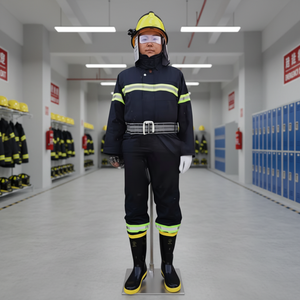 <span class=keywords><strong>Traje</strong></span> <span class=keywords><strong>de</strong></span> Bombero JMFIRE 02 Azul Marino, Ropa <span class=keywords><strong>de</strong></span> Protección Ignífuga para <span class=keywords><strong>Bomberos</strong></span>, Protección Contra Incendios - Product Image 5