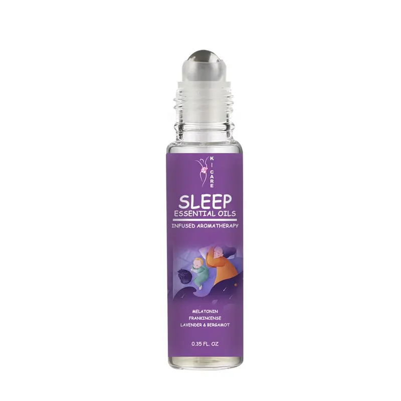 Huile essentielle de sommeil 10ml fabriquée avec 100% d'huiles essentielles pures de qualité supérieure et d'huile de jojoba biologique prête à l'emploi OEM