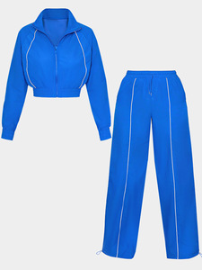 Conjuntos de <span class=keywords><strong>Ropa</strong></span> Urbana <span class=keywords><strong>para</strong></span> Mujer, Primavera-Verano 2026, Dos Piezas, Trajes Deportivos - Product Image 4
